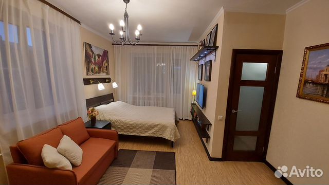 

1-к. квартира, 30 м², 2 кровати
