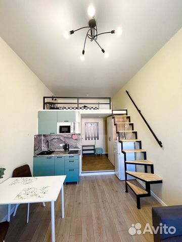 

Квартира-студия, 27 м², 2 кровати