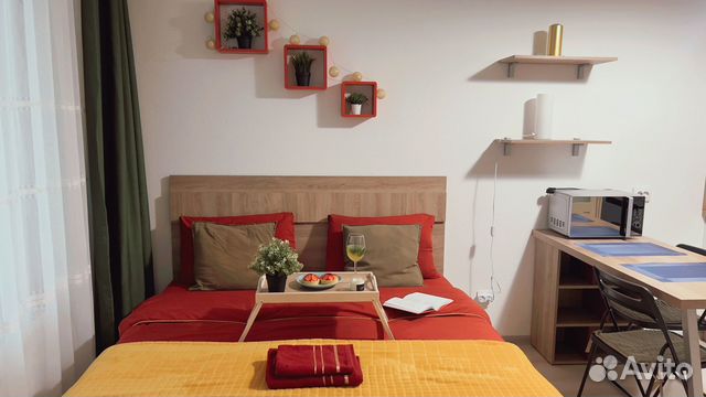 

Квартира-студия, 24 м², 2 кровати