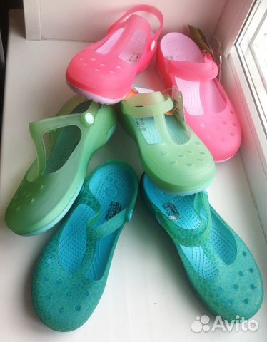 Балетки сандалии Сабо Crocs Хамелеон 35 - 38 р