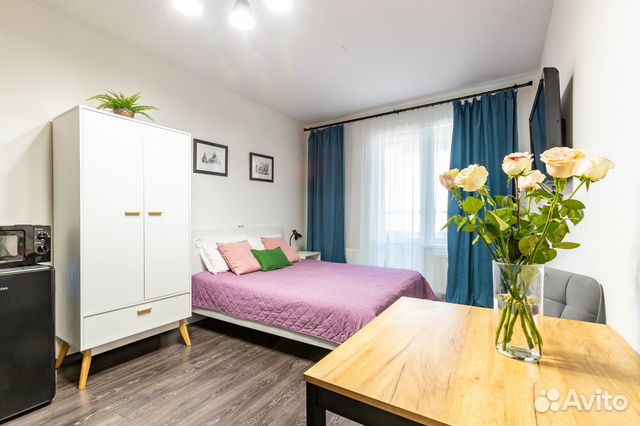 

Квартира-студия, 24 м², 1 кровать