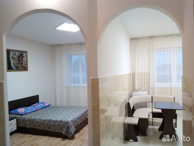 

1-к. квартира, 57,6 м², 2 кровати