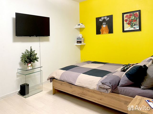 

Квартира-студия, 33 м², 2 кровати