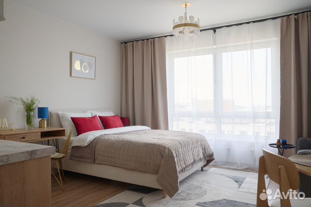 

Квартира-студия, 26 м², 2 кровати