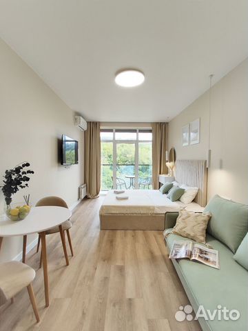 

Квартира-студия, 28 м², 2 кровати