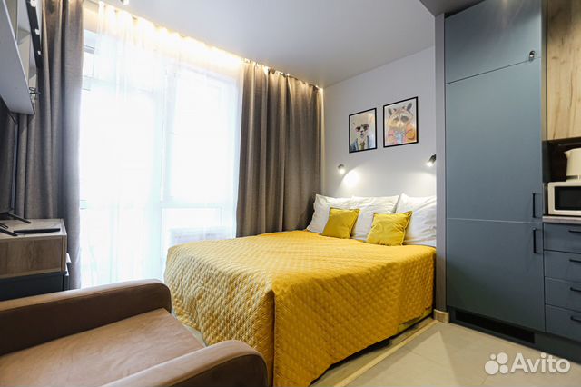 

Квартира-студия, 23 м², 2 кровати