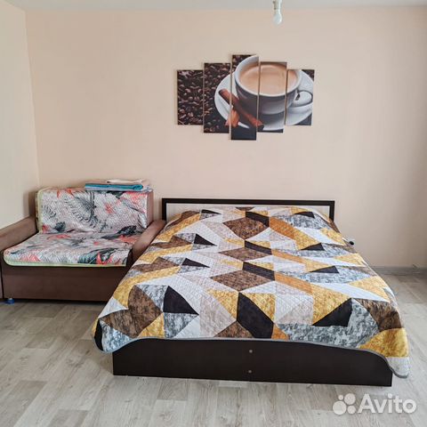 

Квартира-студия, 36 м², 2 кровати
