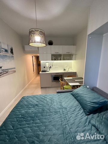 

Квартира-студия, 25 м², 2 кровати