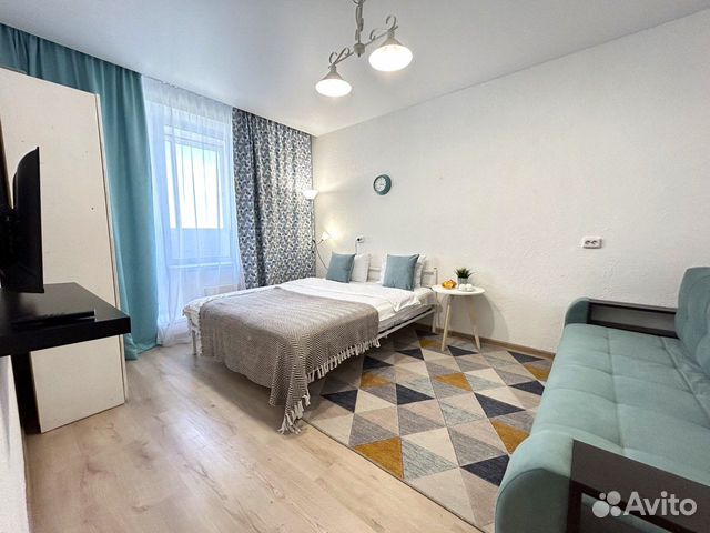 

1-к. квартира, 37 м², 2 кровати