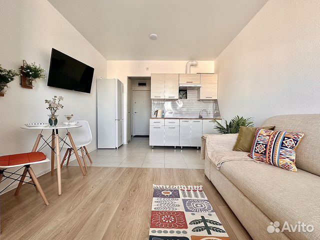 

Квартира-студия, 30 м², 1 кровать