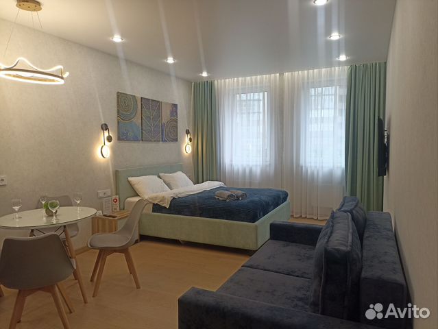 

Квартира-студия, 28 м², 1 кровать