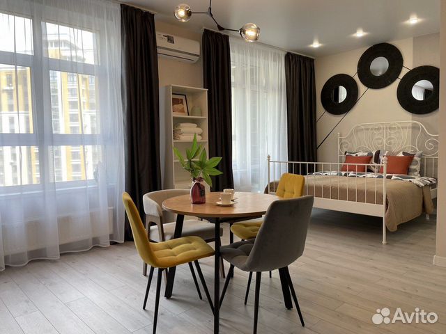 

Квартира-студия, 38 м², 1 кровать