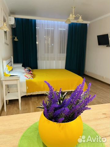 

Квартира-студия, 35 м², 1 кровать