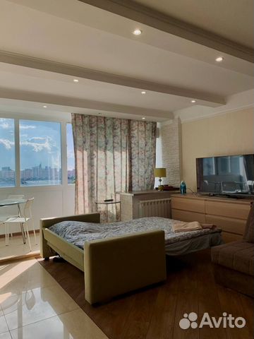 

Квартира-студия, 36 м², 2 кровати