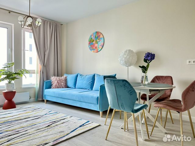 

1-к. квартира, 41 м², 2 кровати