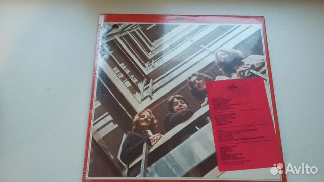 The Beatles красный винил запечатанное издание