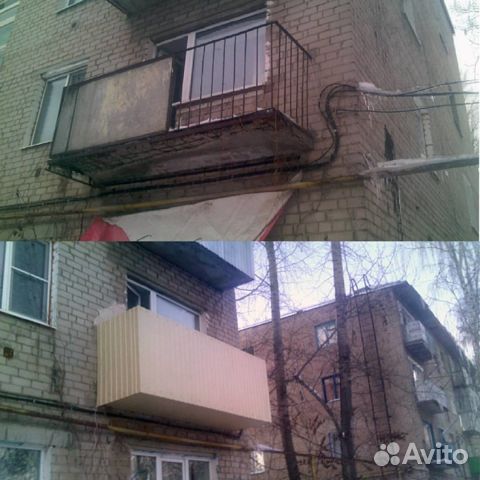 Обшивка балконов / остекление балконов / услуги пенза.