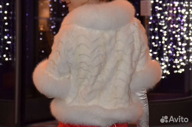 Свадебная шубка в аренду натуральный мех