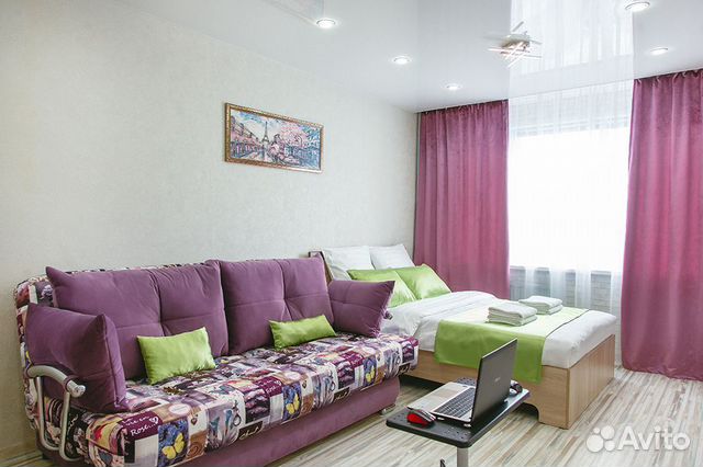 

1-к. квартира, 48 м², 2 кровати