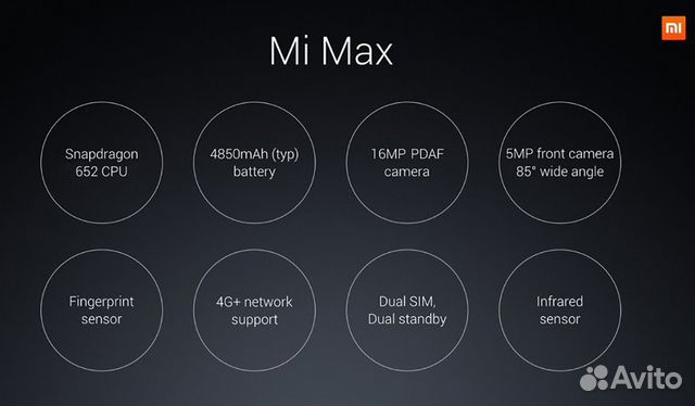 Xiaomi MI Mах 128 Gb (Gold) с чехлом и защ.стеклом Xiaomi MI Mах 128 Gb (Gold) с чехлом и защ.стеклом
