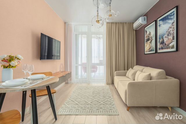 

1-к. квартира, 38 м², 2 кровати