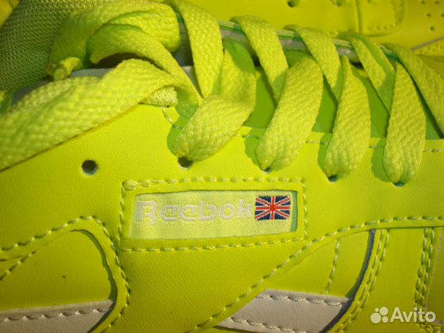 Новые кроссовки Reebok салатовые 40 размер