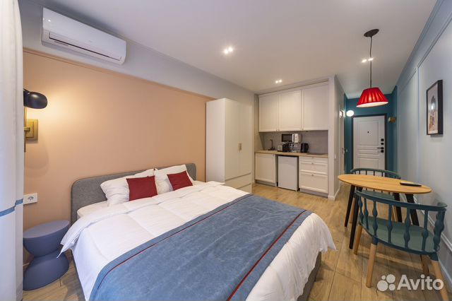 

Квартира-студия, 21,6 м², 1 кровать