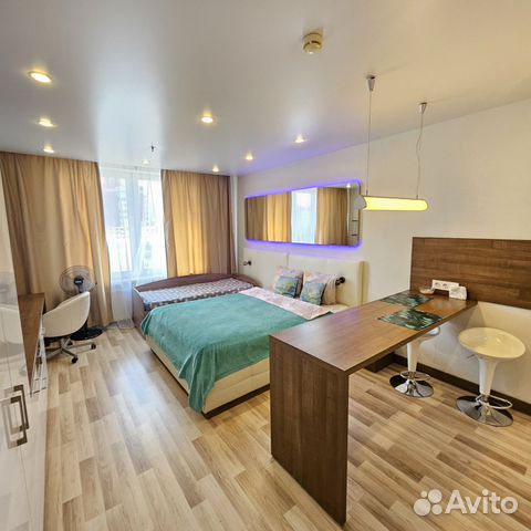 

Квартира-студия, 29 м², 2 кровати