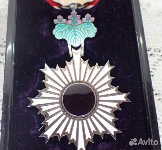 Япония. Орден Восходящего Солнца. 6-го класса Япония. Орден Восходящего Солнца. 6-го класса