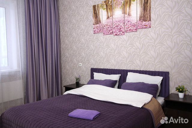 

1-к. квартира, 42 м², 2 кровати