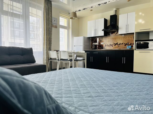 

Квартира-студия, 33 м², 2 кровати