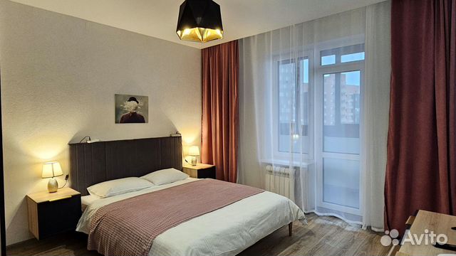 

1-к. квартира, 40 м², 2 кровати