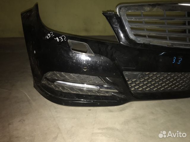 Бампер передний на Mercedes W204 C klass Бампер передний на Mercedes W204 C klass