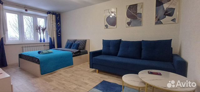 

1-к. квартира, 42 м², 2 кровати