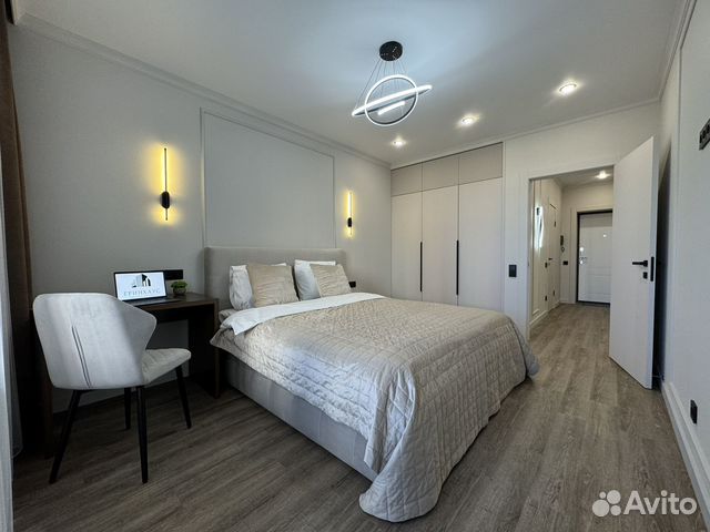 

1-к. квартира, 54 м², 2 кровати