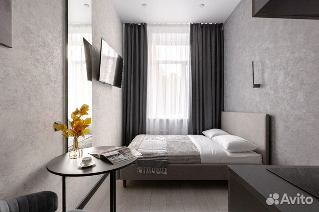 

Квартира-студия в апарт-отеле, 17 м², 1 кровать