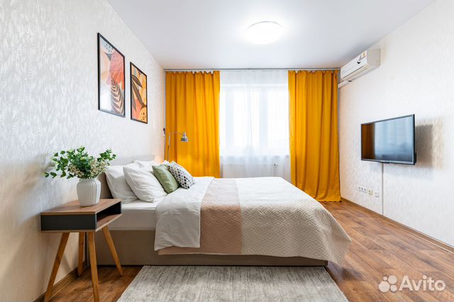 

1-к. квартира, 35 м², 2 кровати