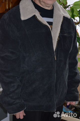 Вельветовая куртка на меховой подкладке