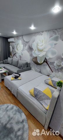 

1-к. квартира, 46 м², 2 кровати