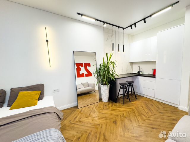

Квартира-студия, 33 м², 2 кровати