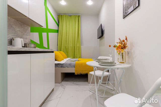 

Квартира-студия в апарт-отеле, 14 м², 1 кровать