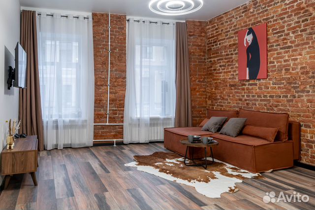 

Квартира-студия, 46 м², 2 кровати