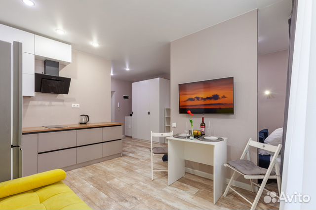

Квартира-студия, 35 м², 2 кровати