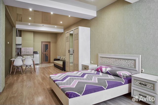 

Квартира-студия, 47 м², 2 кровати