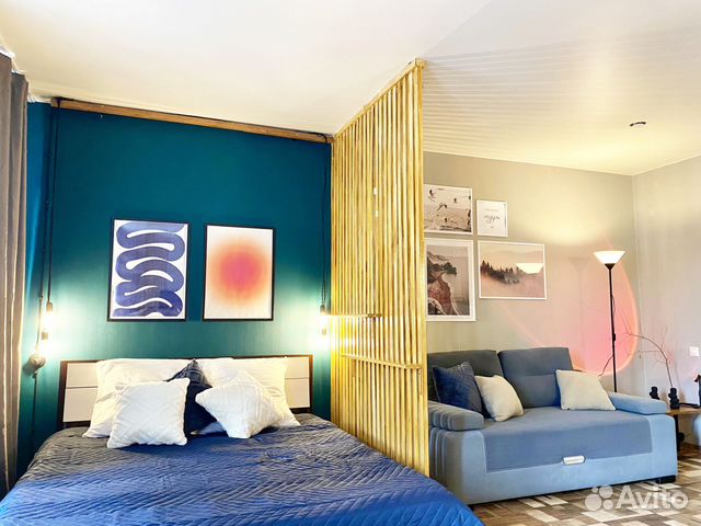 

Квартира-студия, 37 м², 2 кровати