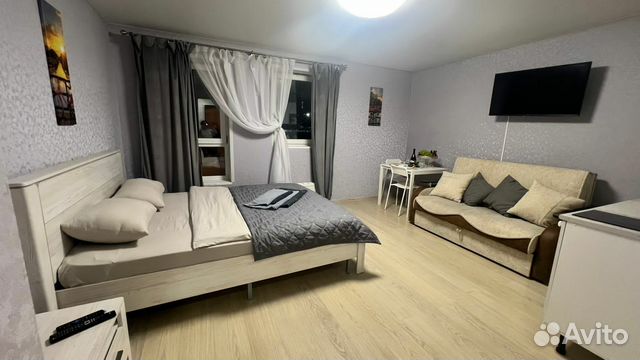 

Квартира-студия, 30 м², 2 кровати