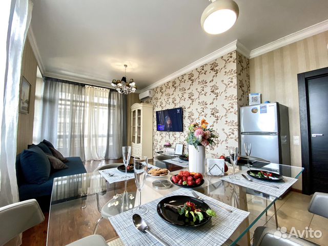 

1-к. квартира, 58 м², 2 кровати