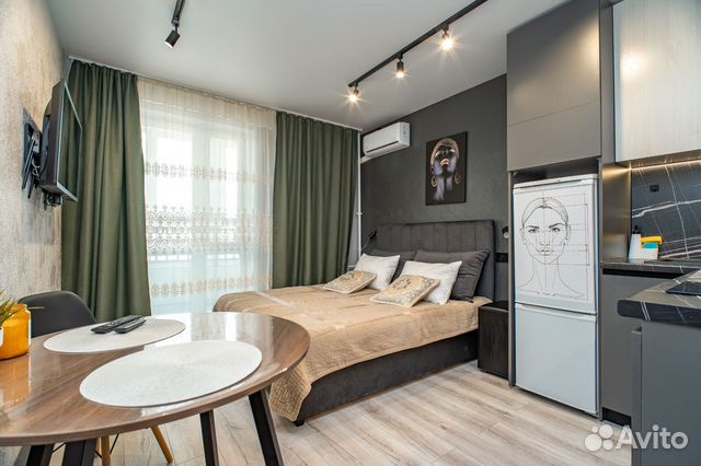 

Квартира-студия, 23 м², 1 кровать