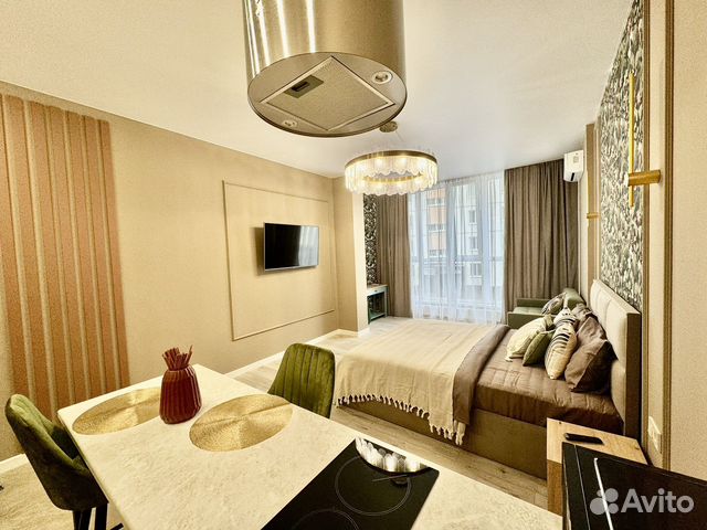 

Квартира-студия, 37 м², 2 кровати