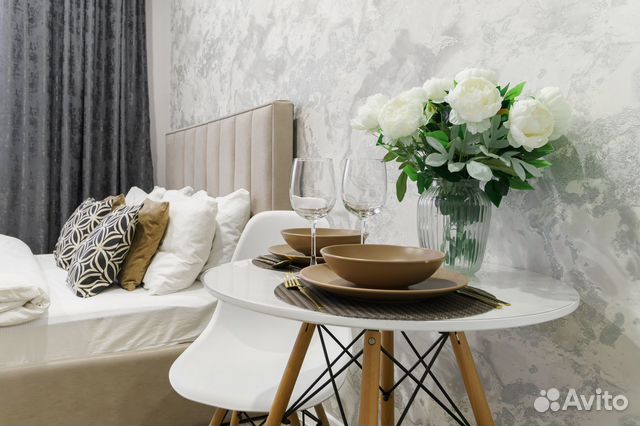 

Квартира-студия, 27 м², 1 кровать